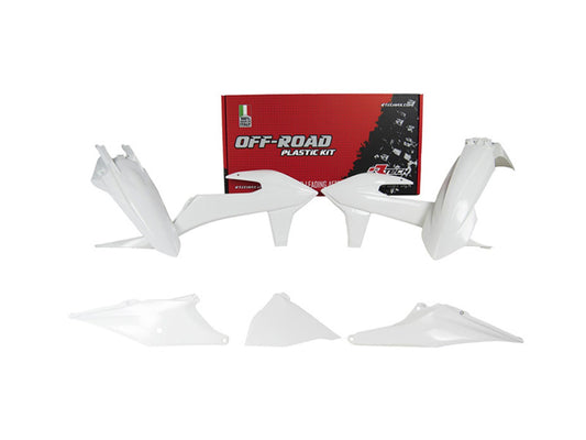 Kit Plastiche Racetech KTM 150/250/300/350/450/500 SENZA TABELLA ANTERIORE 2019-2023 Kit BIANCO