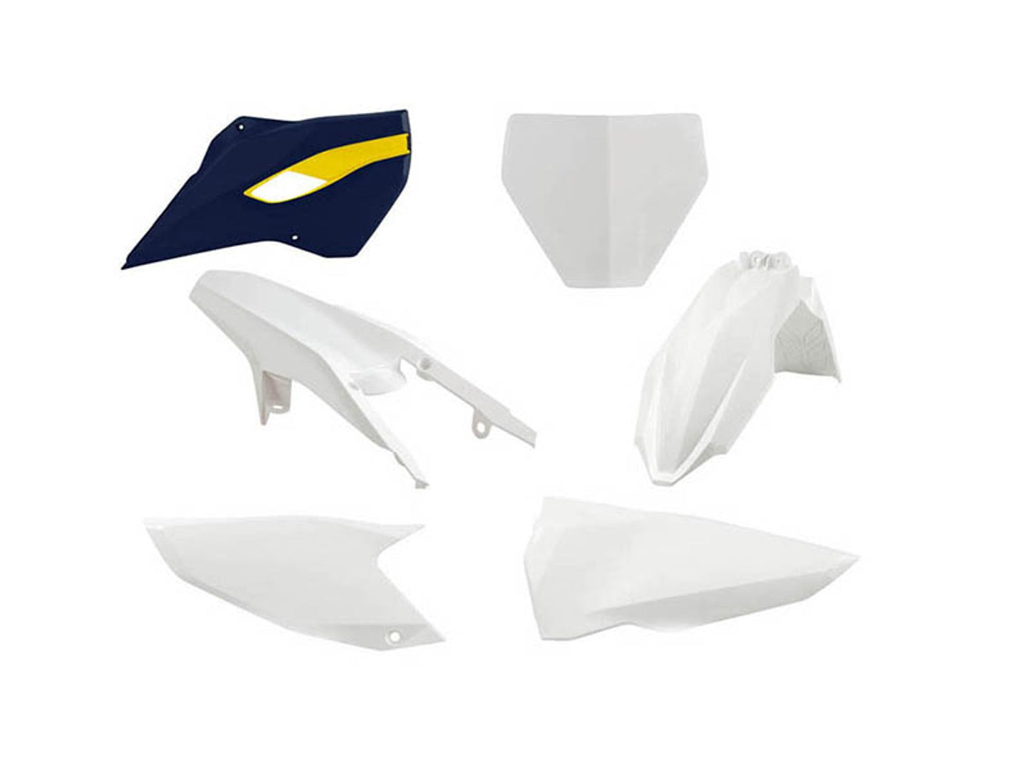 Kit Plastiche Racetech HUSQVARNA 125/250/350/450 SENZA PARASTELI 2014-2016 Kit Completo Enduro
