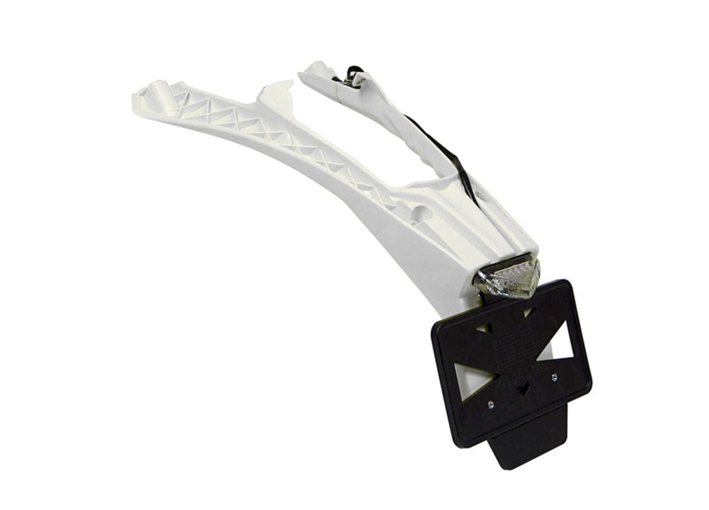 Racetech PORTATARGA INTEGRA HUSQVARNA 150/250/300 STREET LEGAL 2017-2019 BIANCO