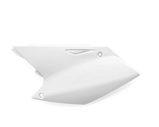 LATERALI PORTANUMERO SUZUKI-KAWASAKI KXF 250 04-05 ACERBIS BIANCO