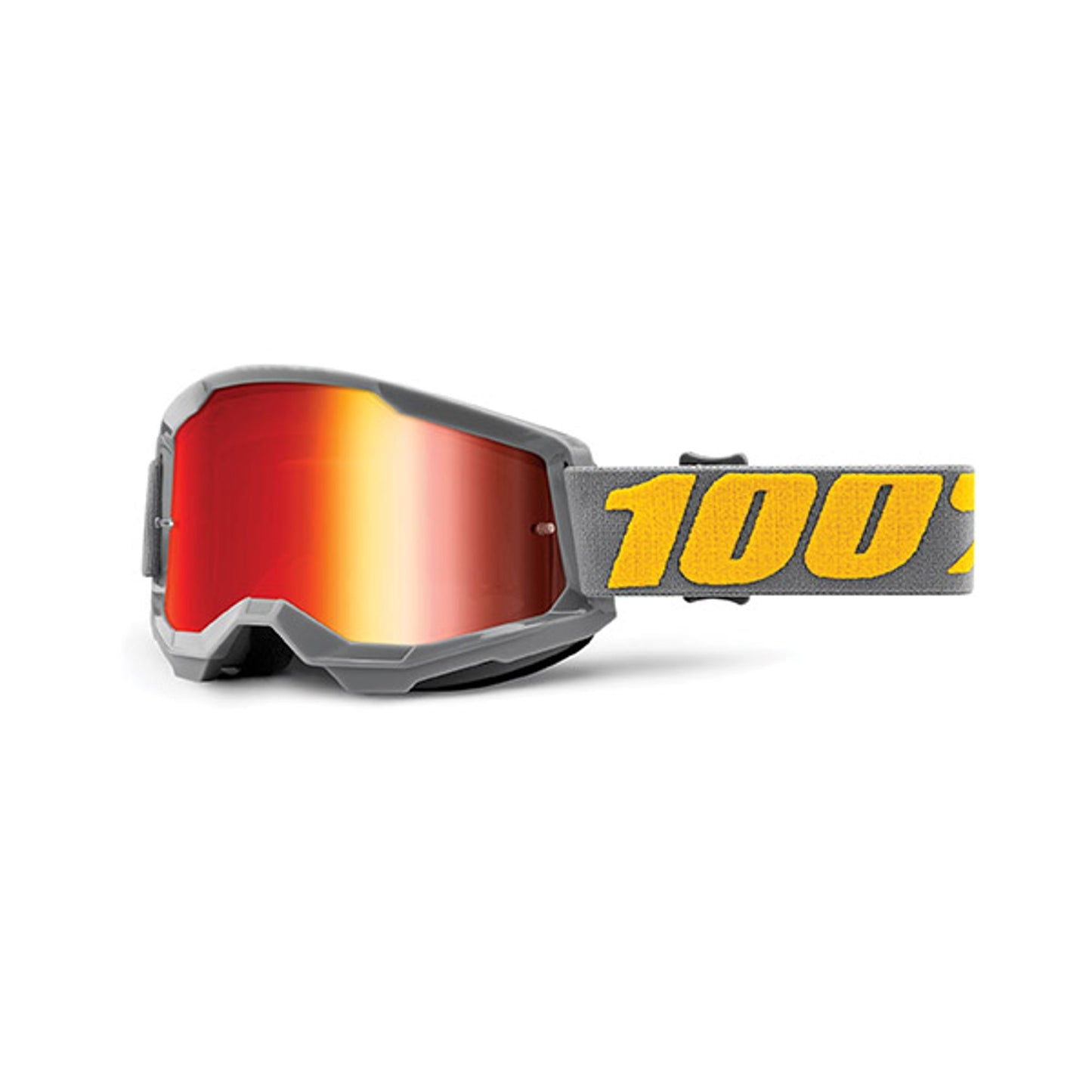 MASCHERA 100% STRATA 2 IZIPIZI - LENTE A SPECCHIO ROSSA