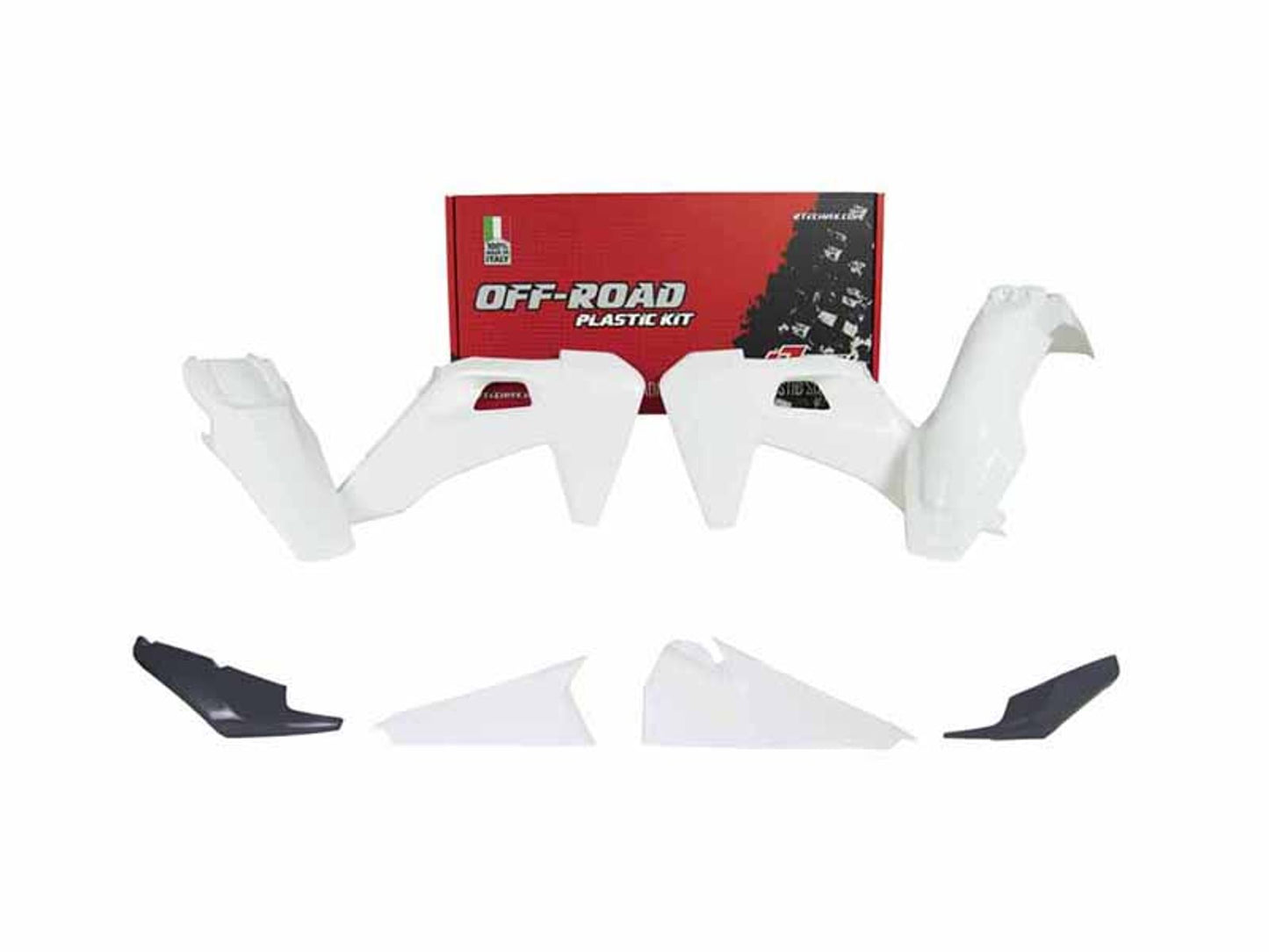 Kit Plastiche Racetech HUSQVARNA 150/250/300/350/450/501 SENZA TABELLA ANTERIORE 2020-2023 Kit Completo
