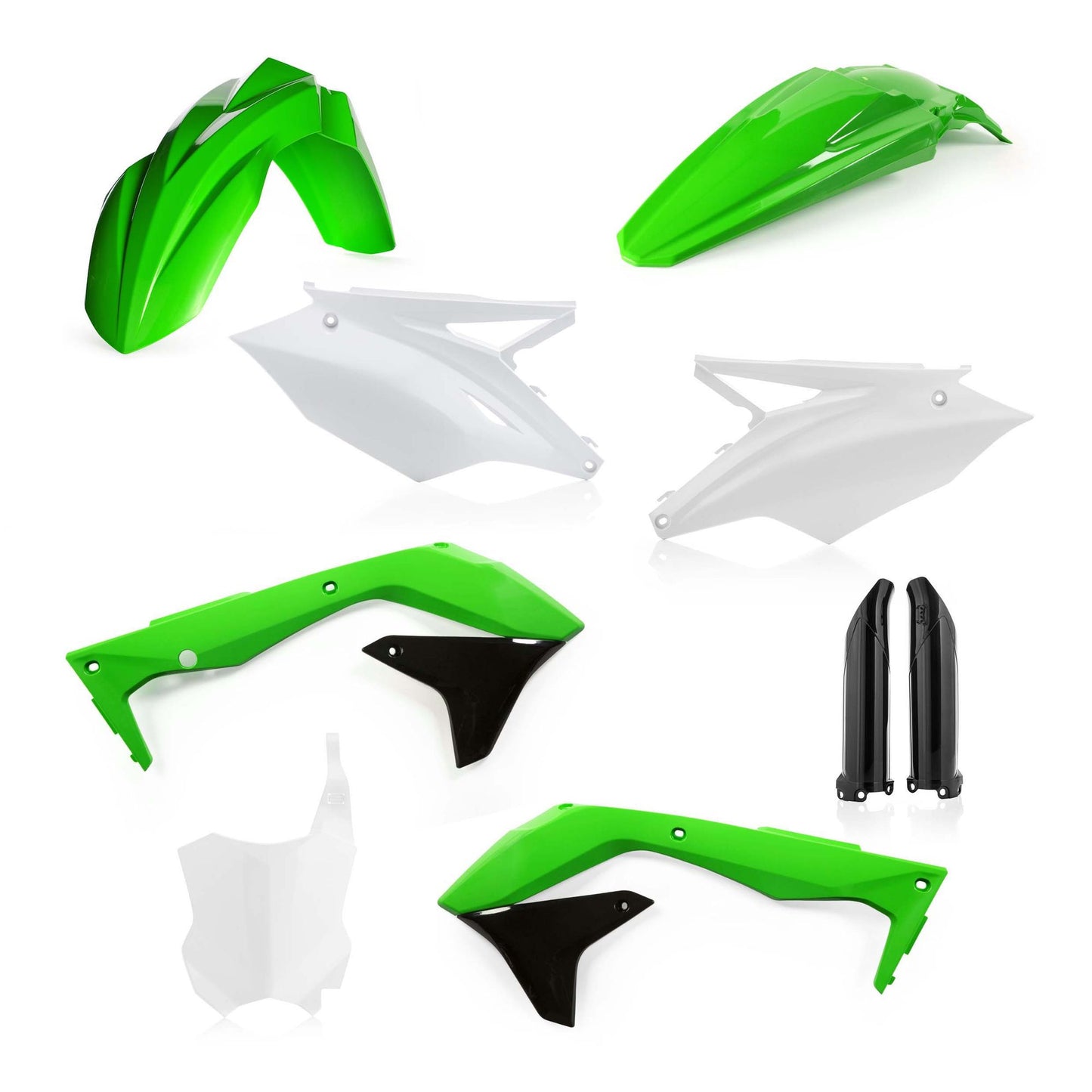 KIT PLASTICHE COMPLETO KAWASAKI KXF 450 2018 USA ACERBIS STANDARD