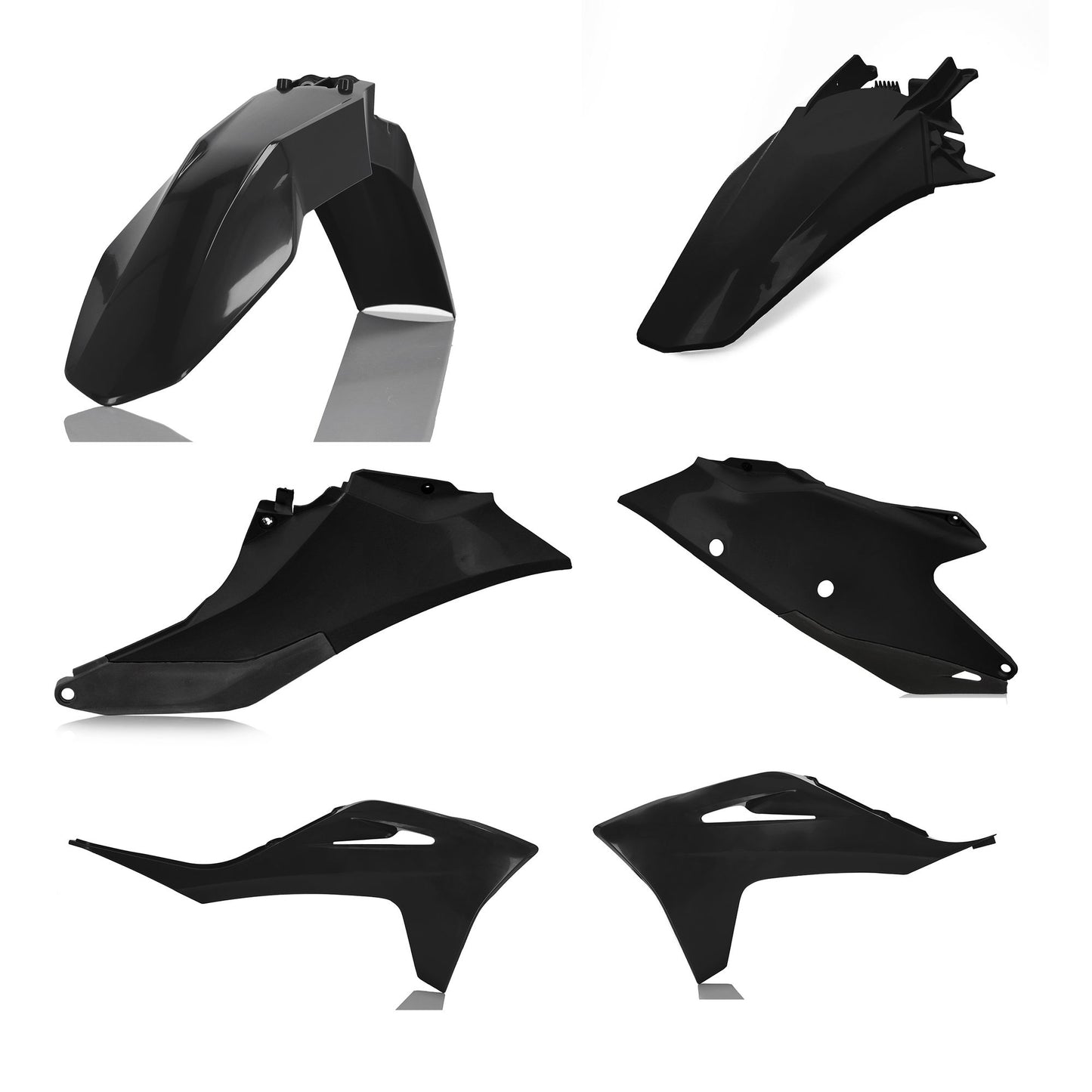 KIT PLASTICHE GASGAS EC-ECF 21 ACERBIS NERO