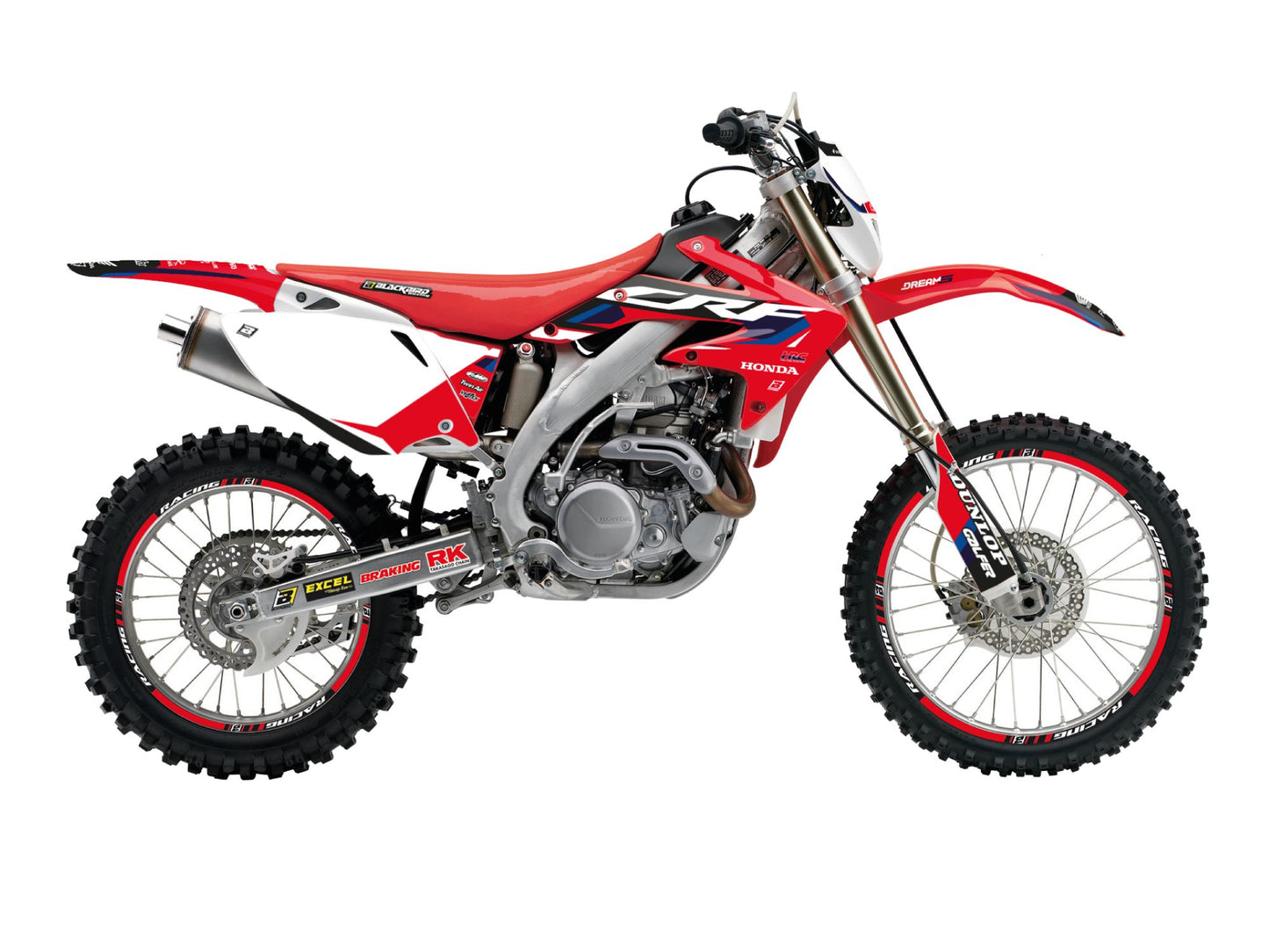 Kit Adesivi Dream 5 Blackbird Honda CRF 450 X 2004-2016