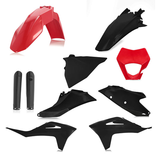 KIT PLASTICHE COMPLETO GASGAS EC/ECF21 ACERBIS ROSSO/NERO