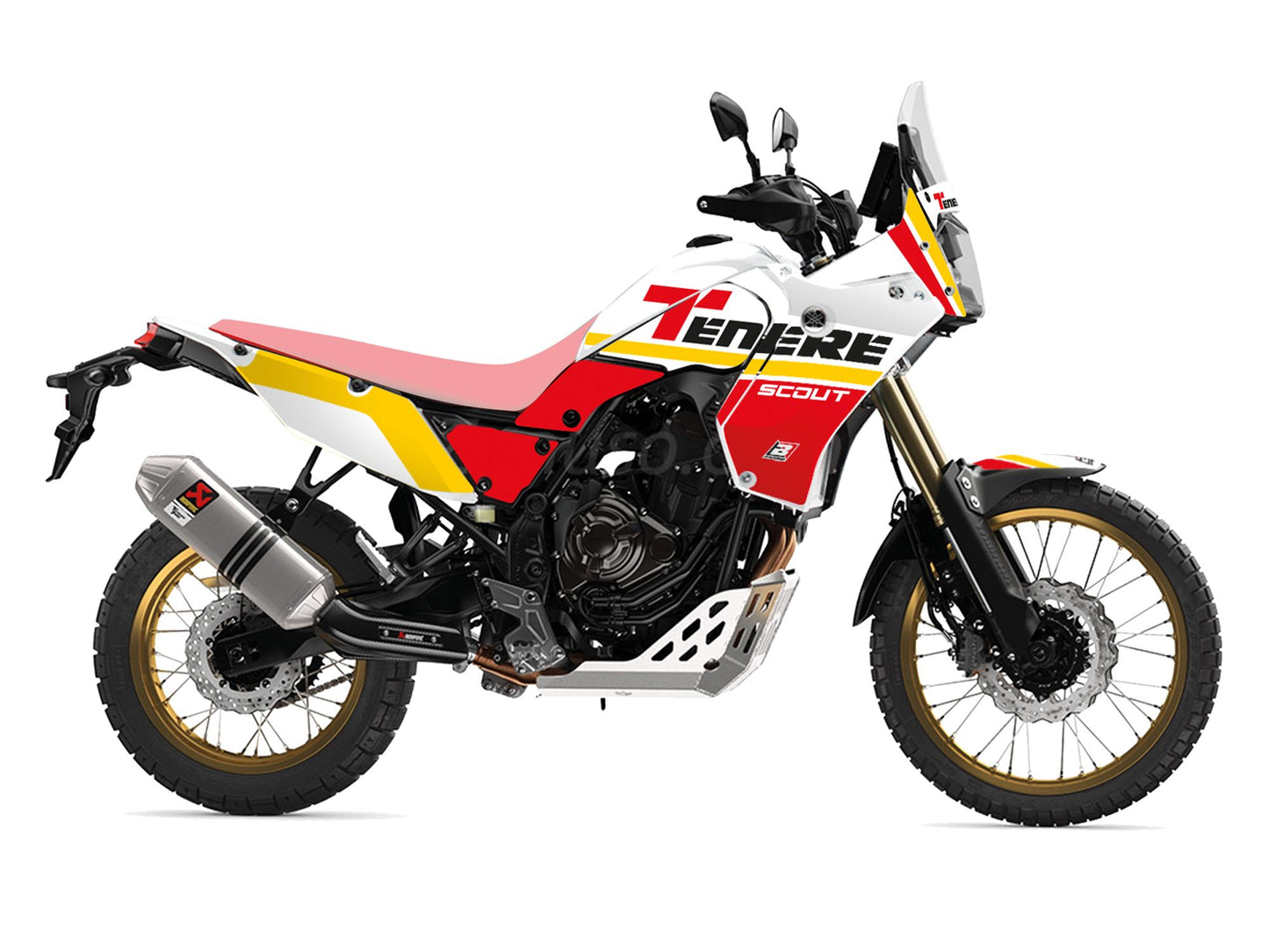 Kit Adesivi Rally Ride Rosso Blackbird Yamaha TÉNÉRÉ 700 2020-2023
