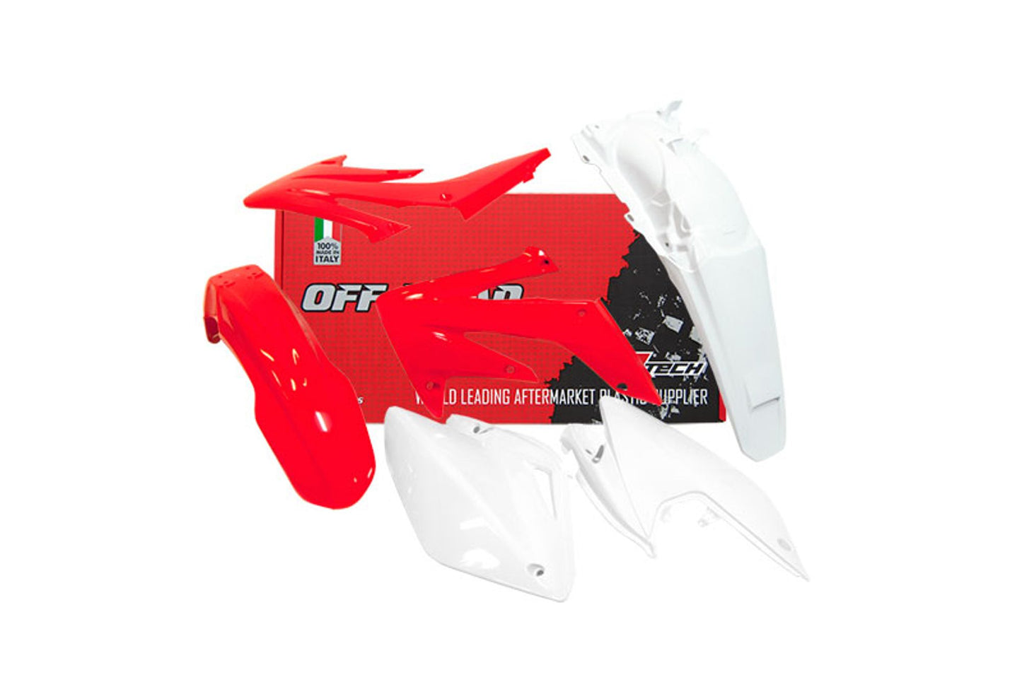 Kit Plastiche Racetech HONDA CRF 250 SENZA TABELLA ANTERIORE 2004-2019 Kit Completo