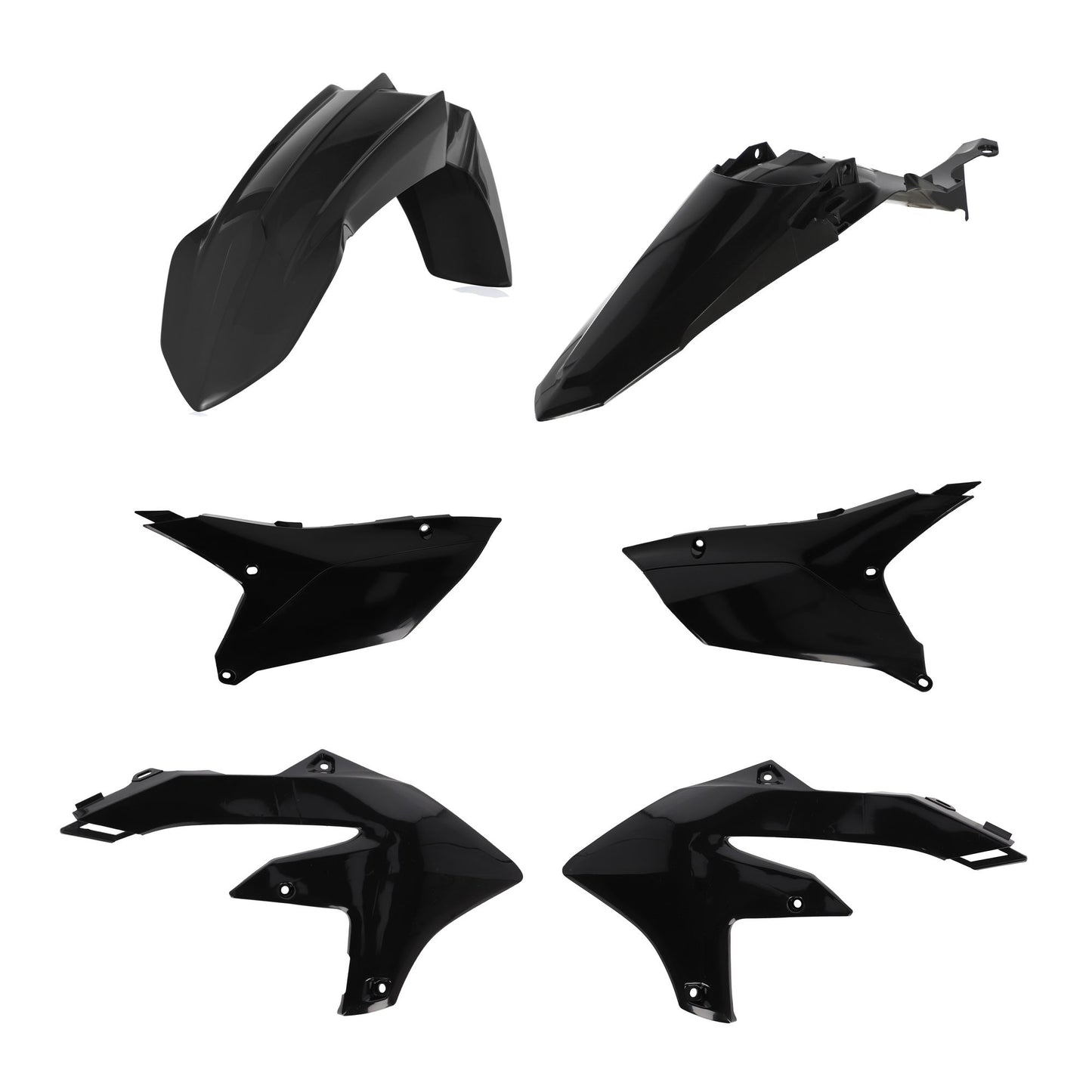 KIT PLASTICHE YAMAHA WRF450 24 ACERBIS NERO