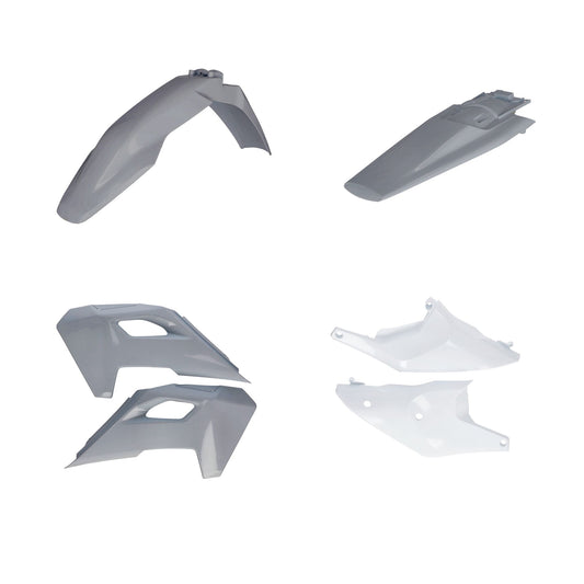 KIT PLASTIC COMPATIBLE PER HU TE/FE 24 ACERBIS GRIGIO/BIANCO