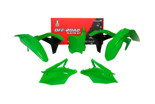 Kit Plastiche Racetech KAWASAKI KX 250 2017-2020 Kit VERDE KX - NERO