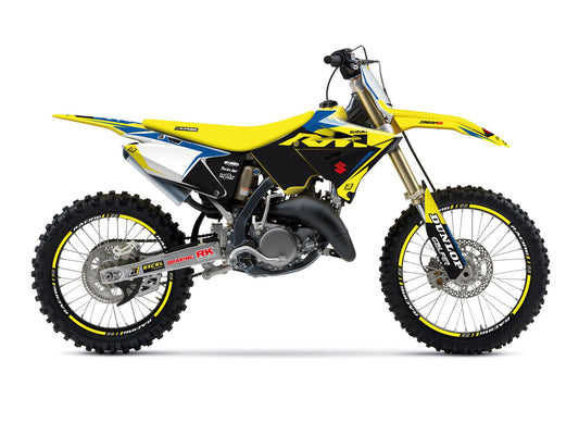 Kit Adesivi Dream 5 Chrome Blackbird Suzuki RM POLISPORT RESTYLE 2001-2008