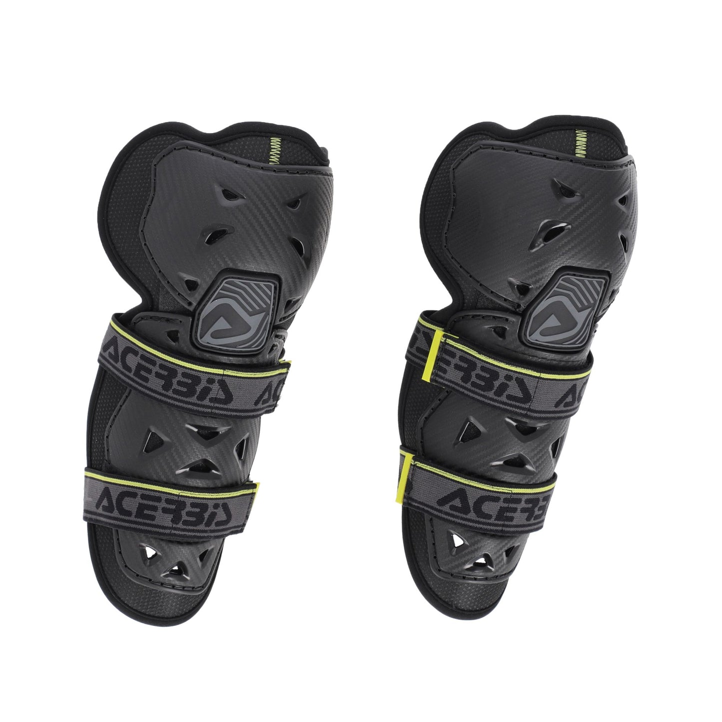GINOCCHIERA PROFILE 2.0 JR ACERBIS NERO/GIALLO