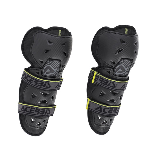 GINOCCHIERA PROFILE 2.0 JR ACERBIS NERO/GIALLO