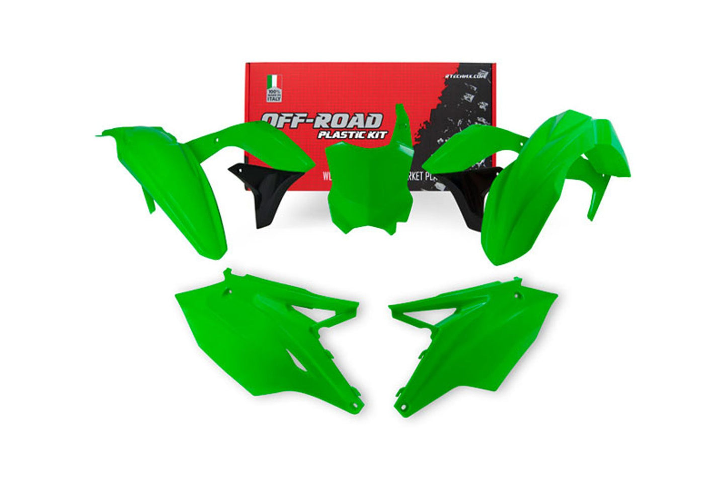Kit Plastiche Racetech KAWASAKI KX 450 VERSIONE USA 2016-2018 Kit VERDE KX