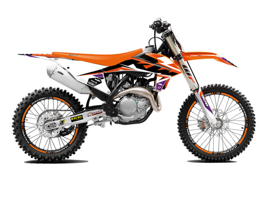 Kit Adesivi Dream 5 Blackbird Ktm EXC 300 2020-2023