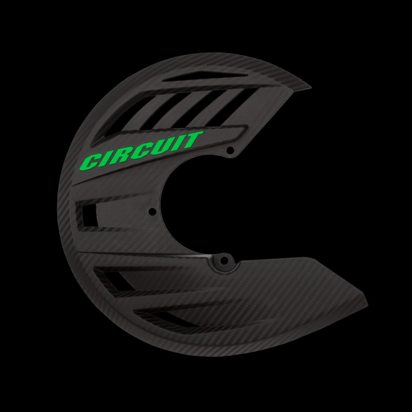 Protezione disco Circuit Balístico carbonio / verde