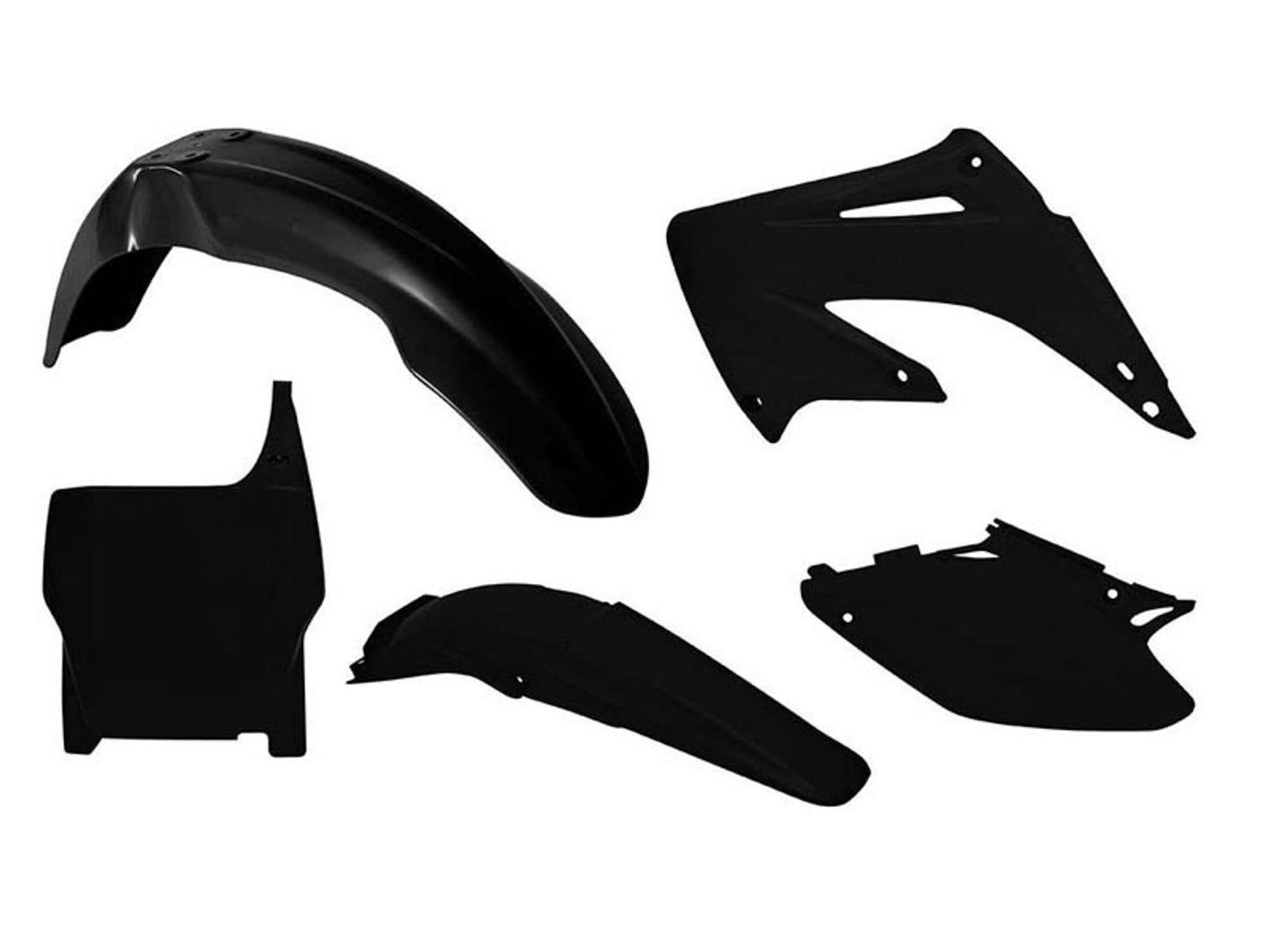 Kit Plastiche Racetech HONDA CRF 2004-2007 Kit Completo Enduro Motocross NERO