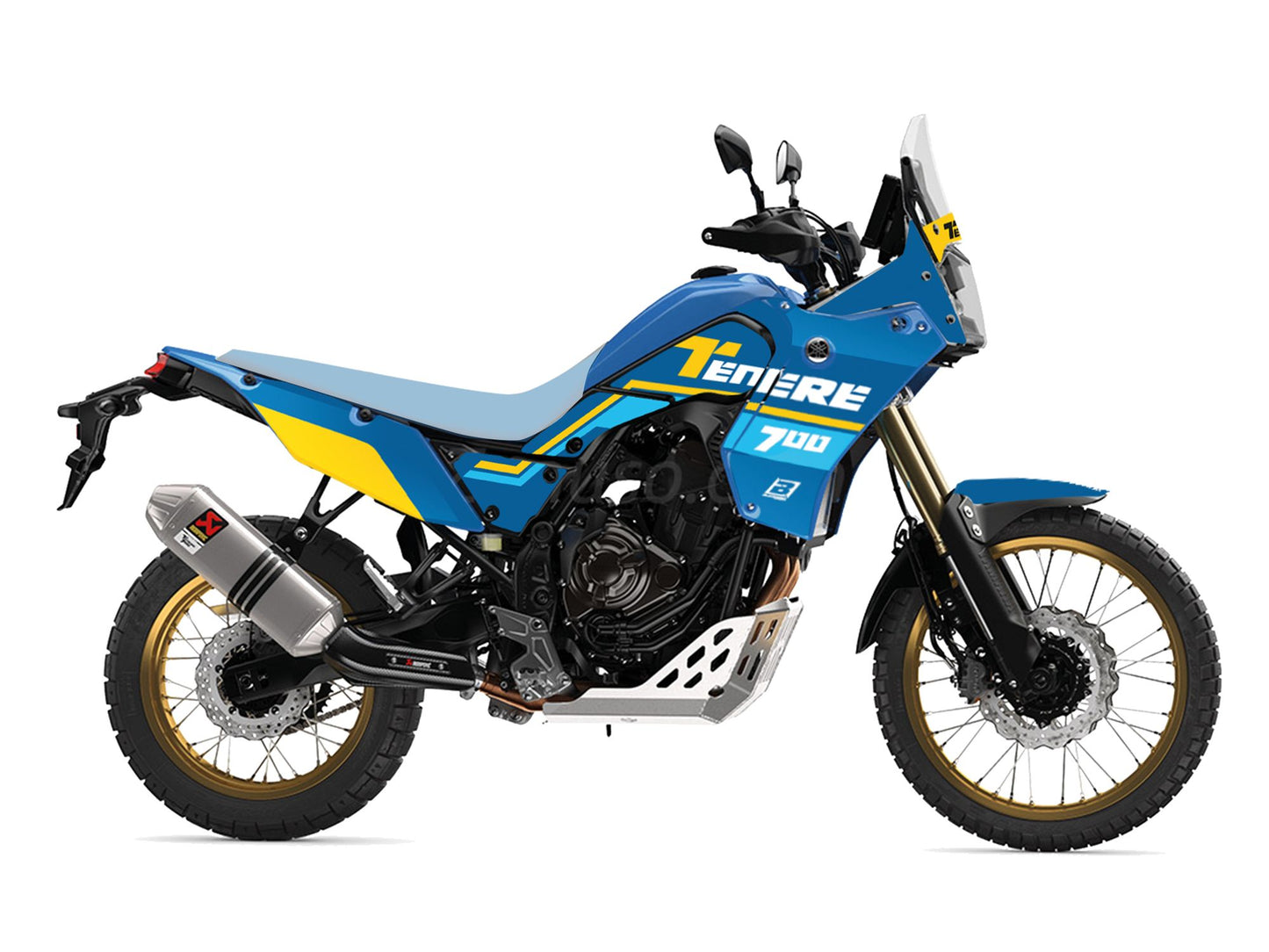 Kit Adesivi Rally Ride Blu Blackbird Yamaha TÉNÉRÉ 700 2020-2023