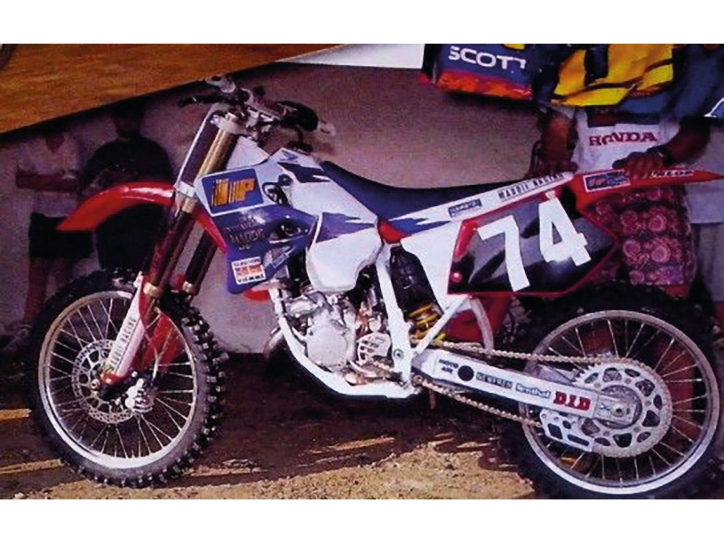Kit Adesivi Replica Team Honda Maddii 1995 Blackbird Honda CR 250 1995-1996
