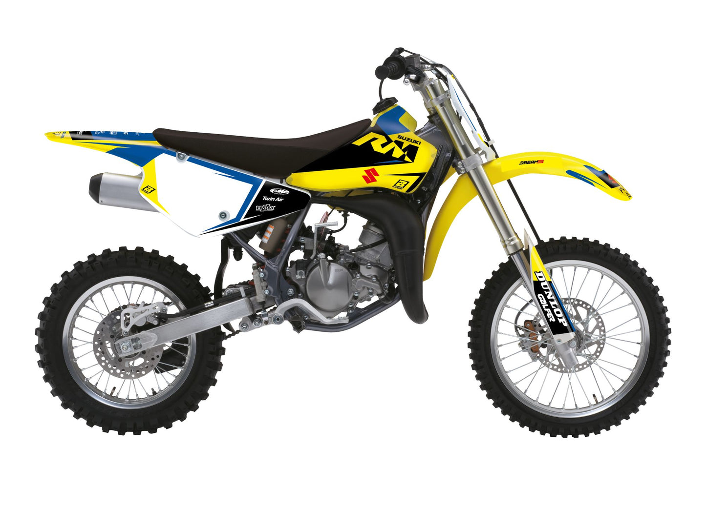 Kit Adesivi Dream 5 Blackbird Suzuki RM 85 2002-2026