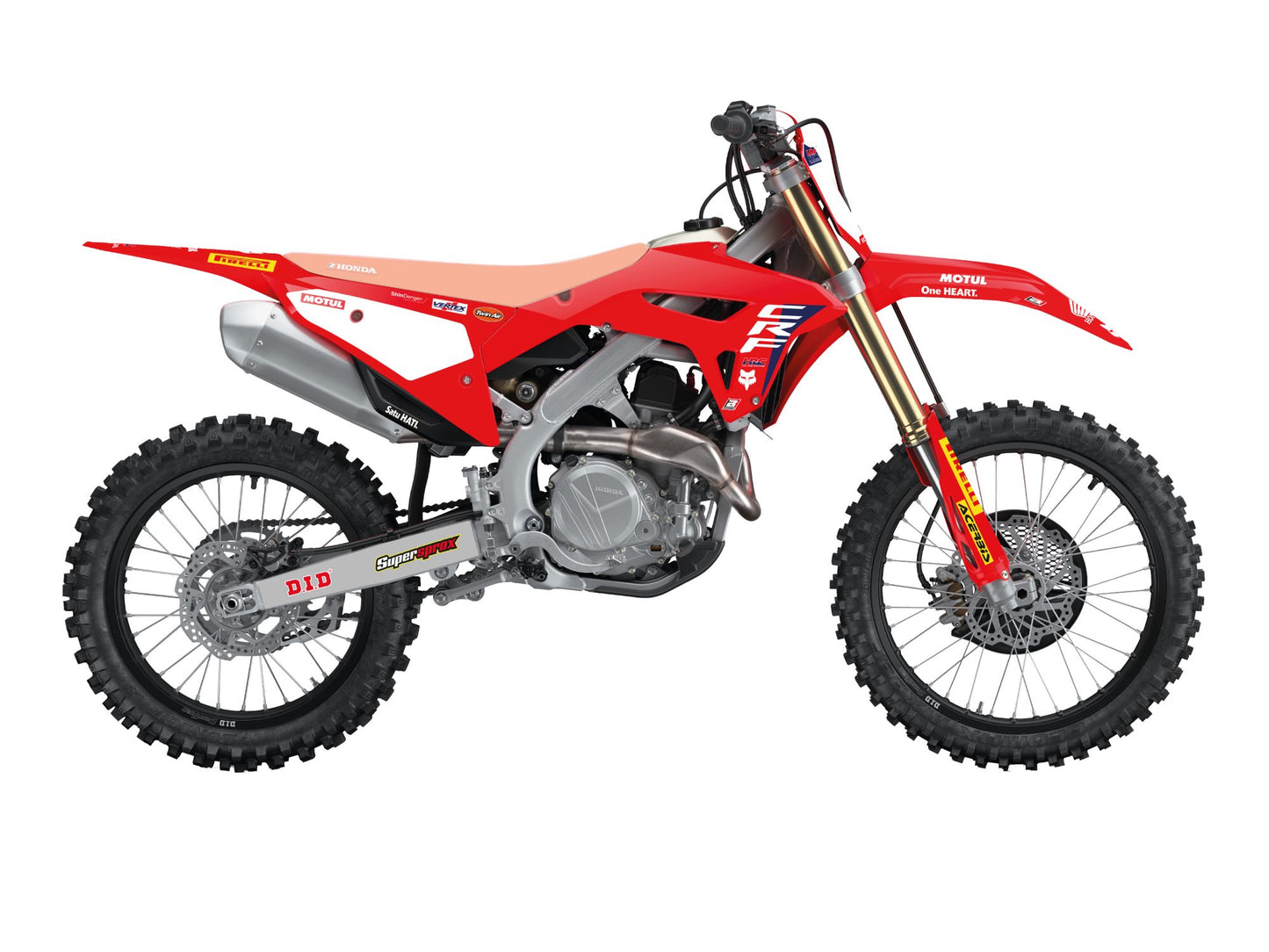 Kit Adesivi Replica Team HRC Blackbird Honda CRF 250 2025-2026