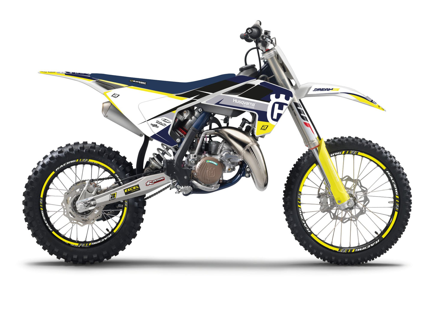 Kit Adesivi Dream 5 Chrome Blackbird Husqvarna TC 85 2025-2026