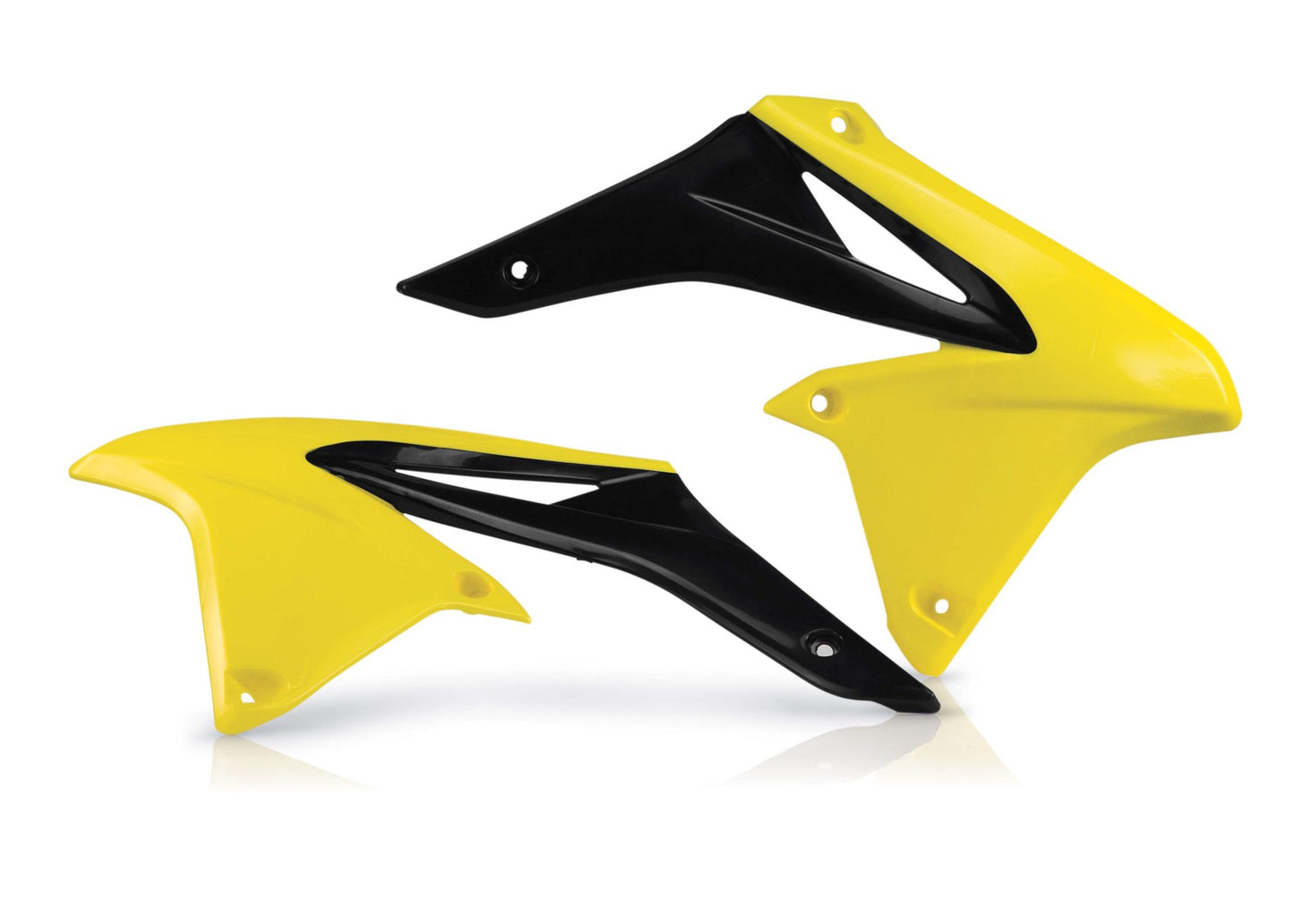 SPOILER RADIATORE PER RMZ 250 10 ACERBIS GIALLO/NERO