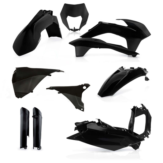 KIT PLASTICHE COMPLETO KTM EXC EXC-F 2014 ACERBIS NERO