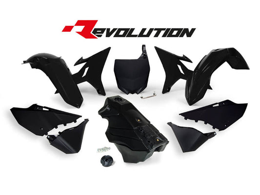 Kit Plastiche Racetech REVOLUTION YAMAHA YZ 125/250 CON SERBATOIO 2002-2022 Kit NERO