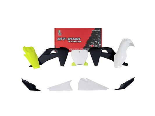 Kit Plastiche Racetech HUSQVARNA 125/250/300/350/450 SENZA PARASTELI 2019-2022 Kit Completo Enduro