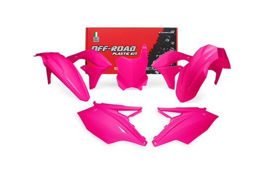 Kit Plastiche Racetech KAWASAKI KX 450 VERSIONE EU 2016-2018 Kit ROSA FLUO
