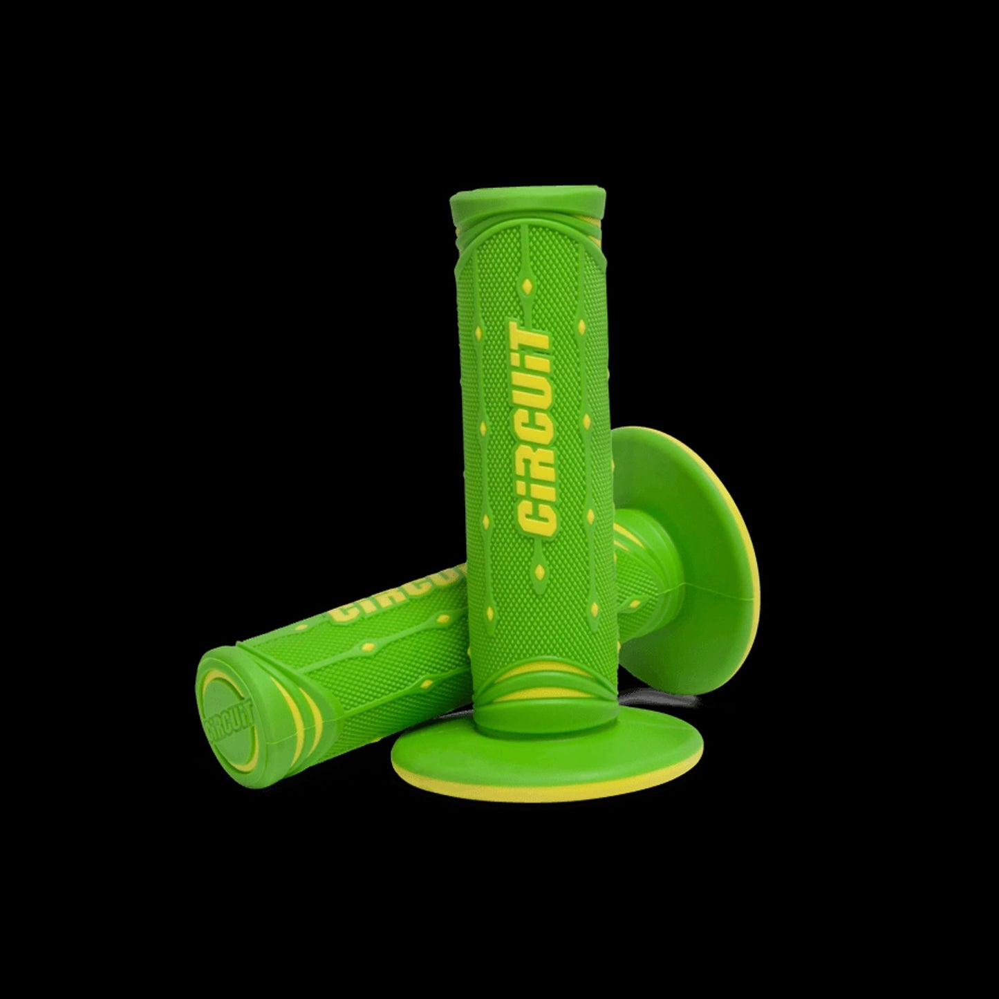 Manopole Circuit Jupiter Racing verde / giallo