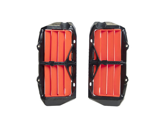 Racetech GRIGLIE RADIATORE RINFORZATE KTM 125/150/250/300/350/450 2019-2026 NERO-ARANCIONE KTM