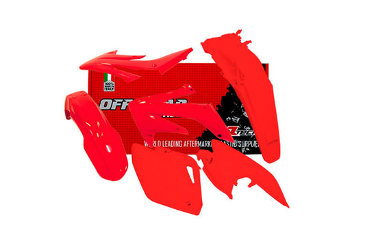 Kit Plastiche Racetech HONDA CRF 250 SENZA TABELLA ANTERIORE 2004-2019 Kit ROSSO CRF