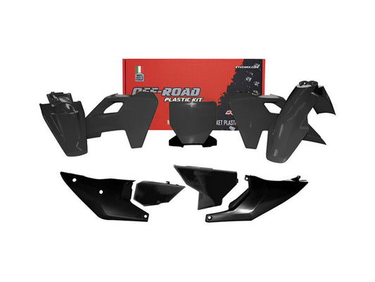 Kit Plastiche Racetech HUSQVARNA 125/250/300/350/450 2023-2024 Kit Completo Enduro Motocross NERO