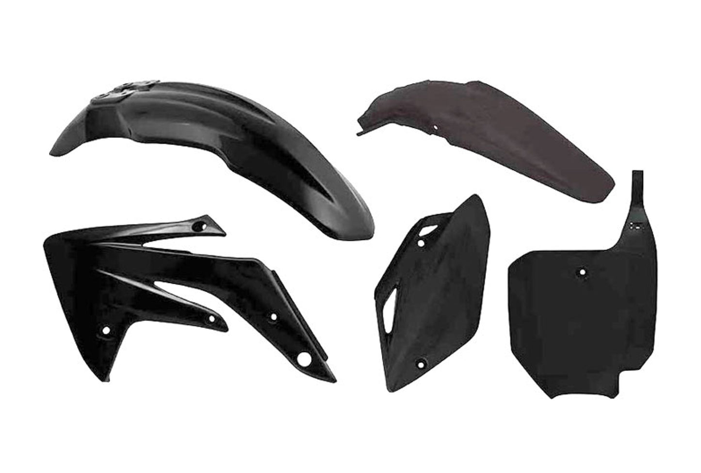Kit Plastiche Racetech HONDA CRF 150 2007-2024 Kit Completo Enduro Motocross NERO