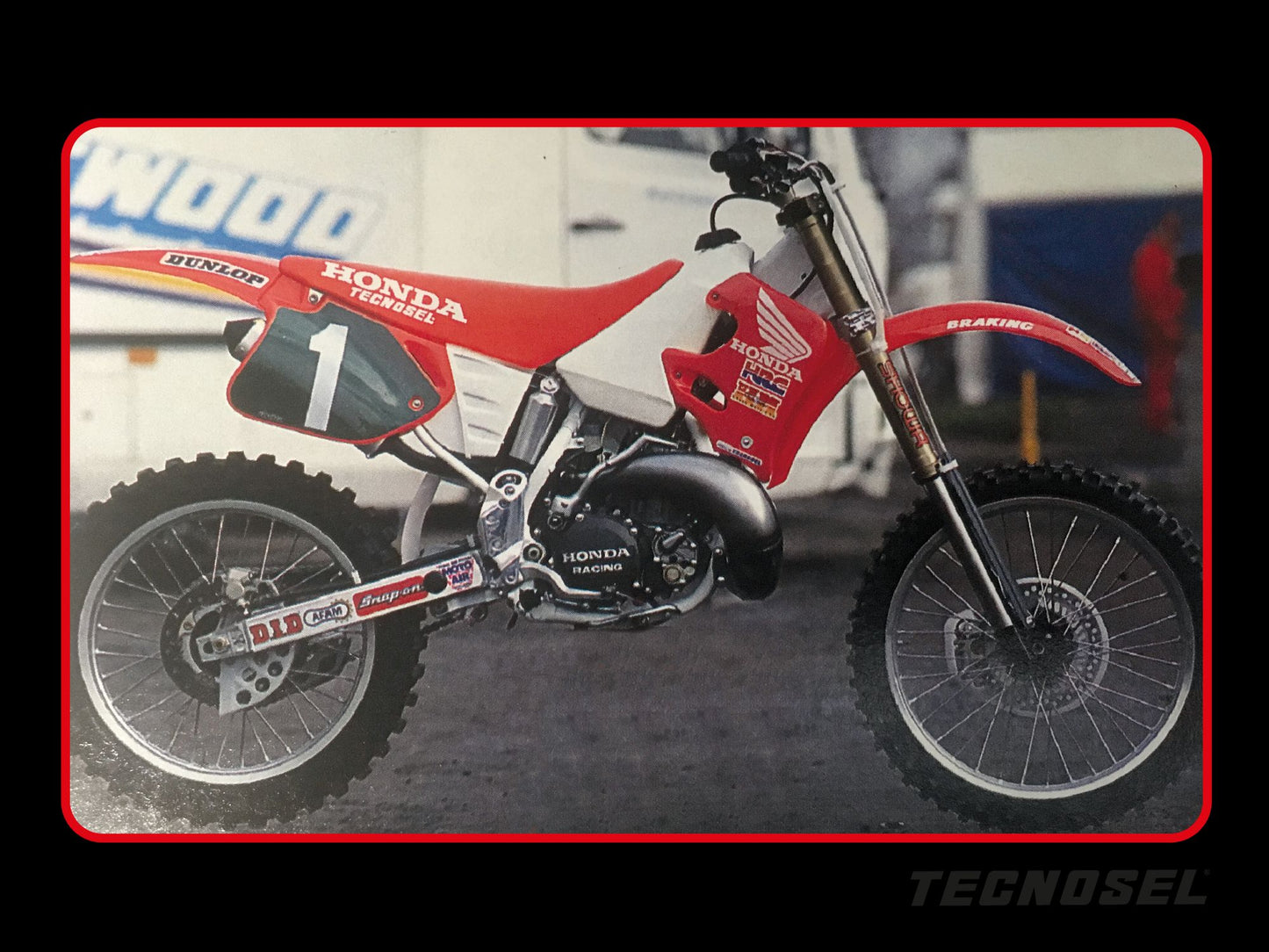 Kit Adesivi Replica Team Honda 1992 Blackbird Honda CR 125 1993-1994