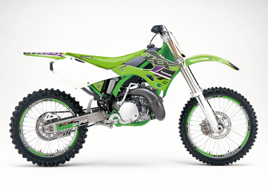 Kit Adesivi Dream 5 Chrome Blackbird Kawasaki KX 250 1999-2002