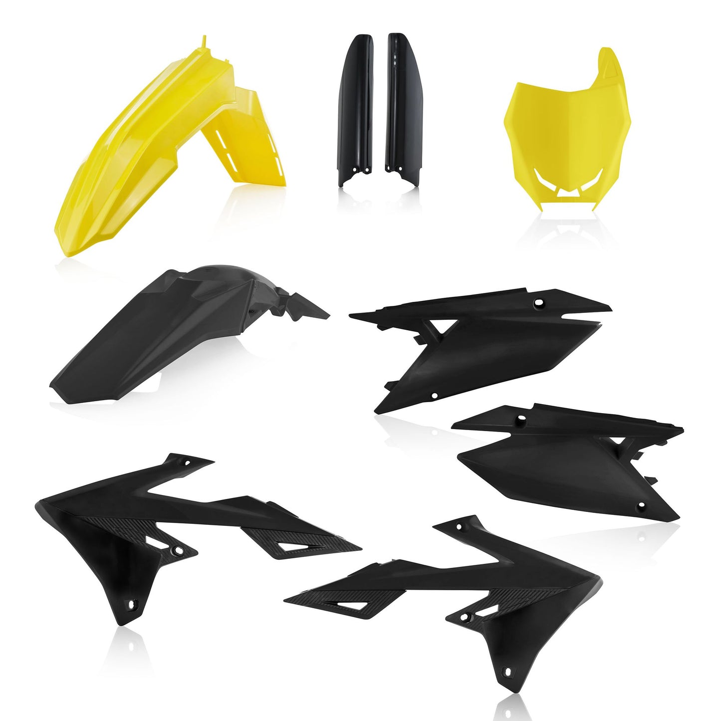 KIT PLASTICHE COMPLETO SUZUKI RMZ 450 2018 ACERBIS GIALLO/NERO