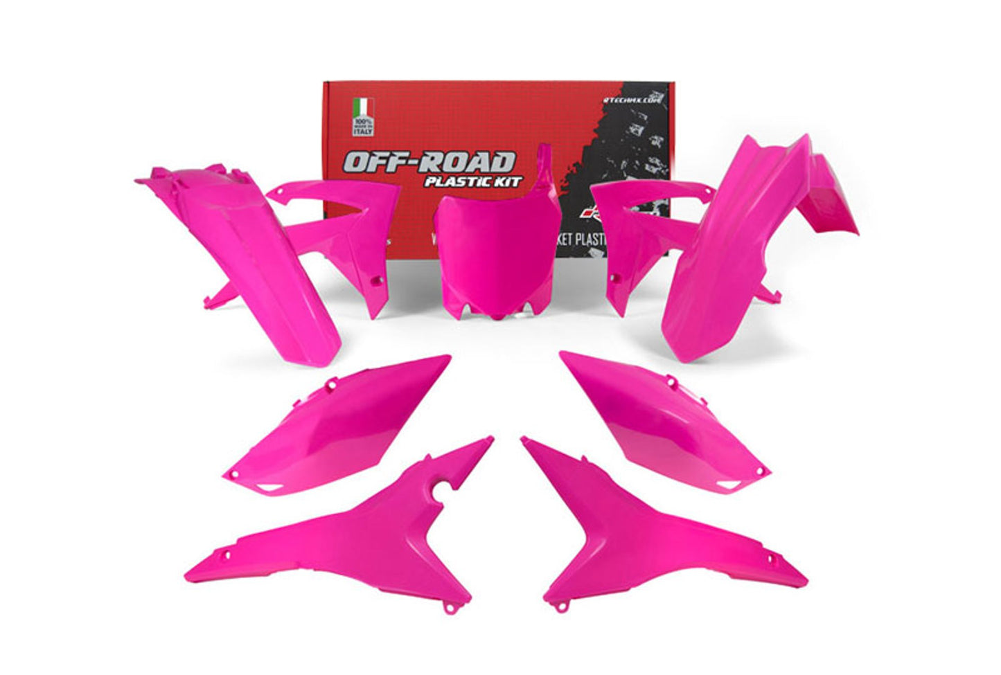 Kit Plastiche Racetech HONDA CRF 250/450 2013-2017 Kit ROSA FLUO