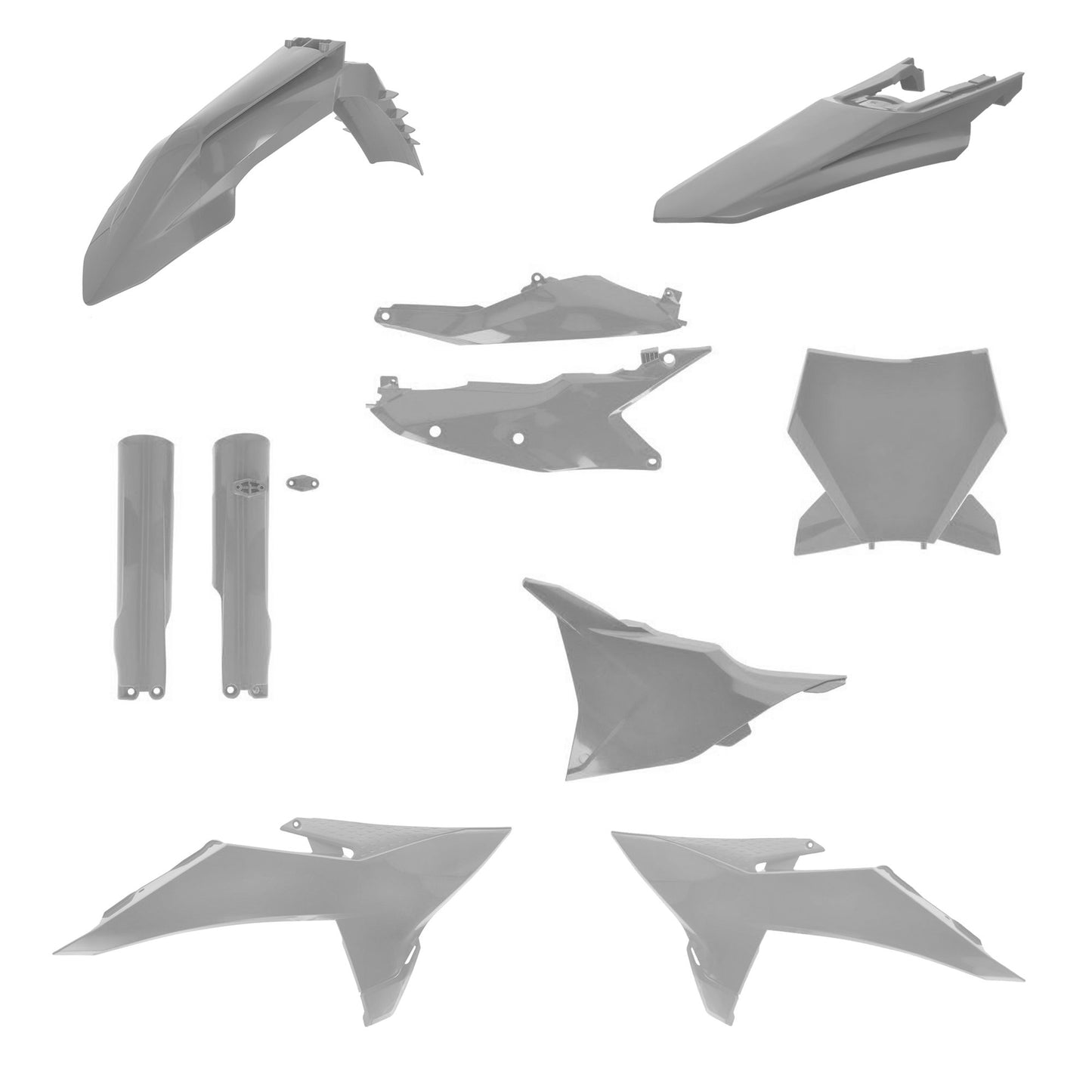 FULLKIT PLASTICHE COMPATIBILE PER K SXF 25 ACERBIS GRIGIO