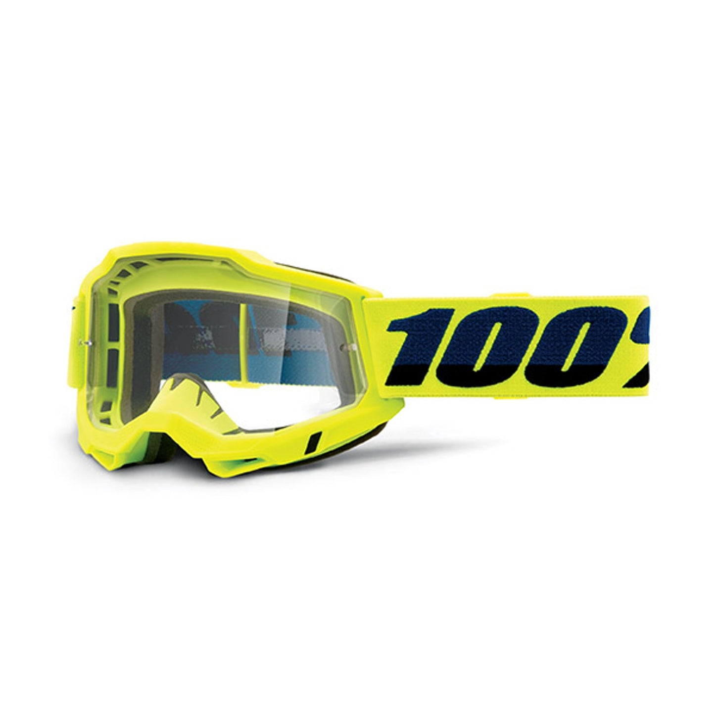 MASCHERA 100% ACCURI 2 OTG YELLOW - LENTE TRASPARENTE