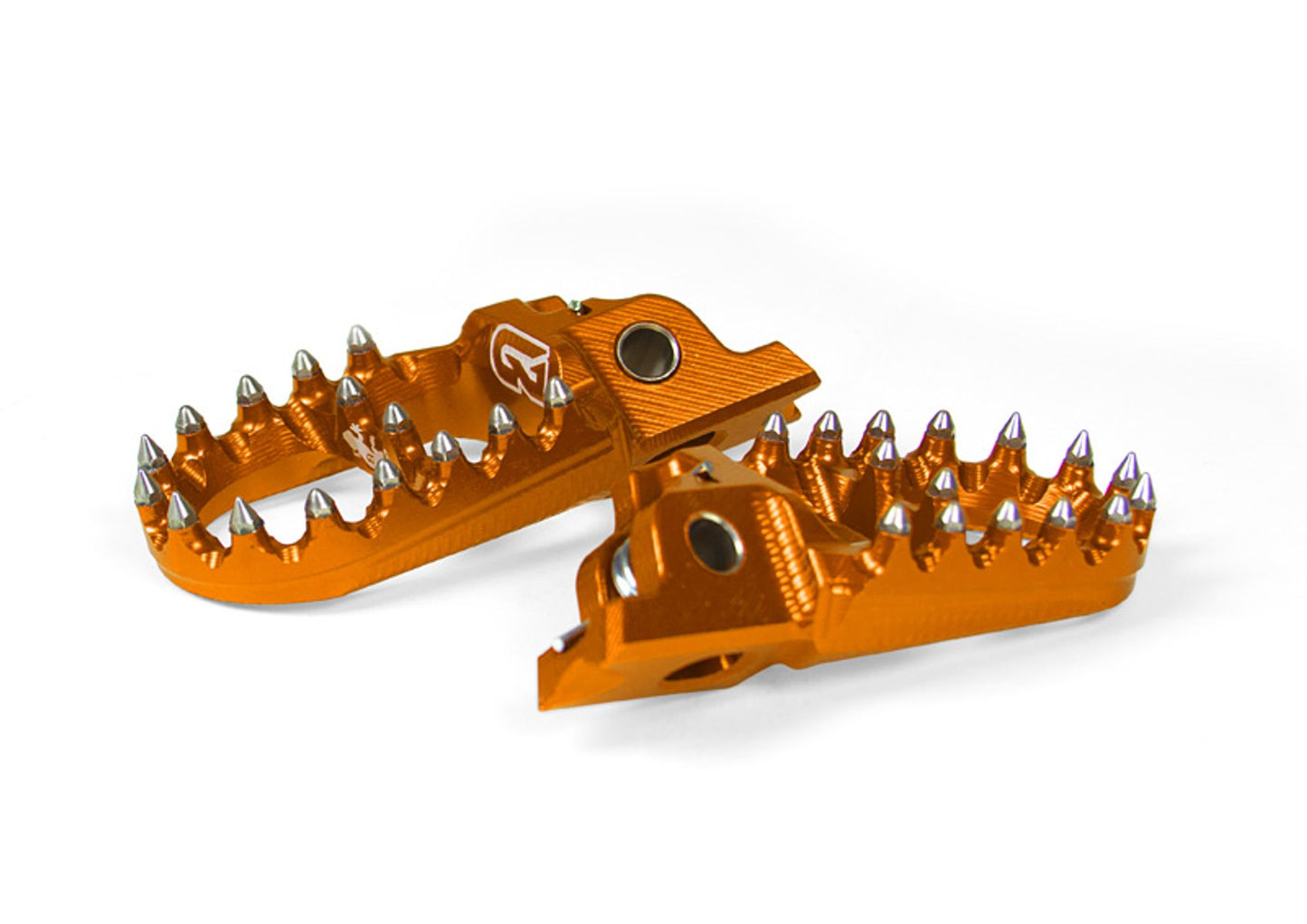 Pedane Racetech 3D KTM EXC 125/150/200/250/300/350/450/530/EXCF 2000-2016 Pedane Motocross Enduro ARANCIONE