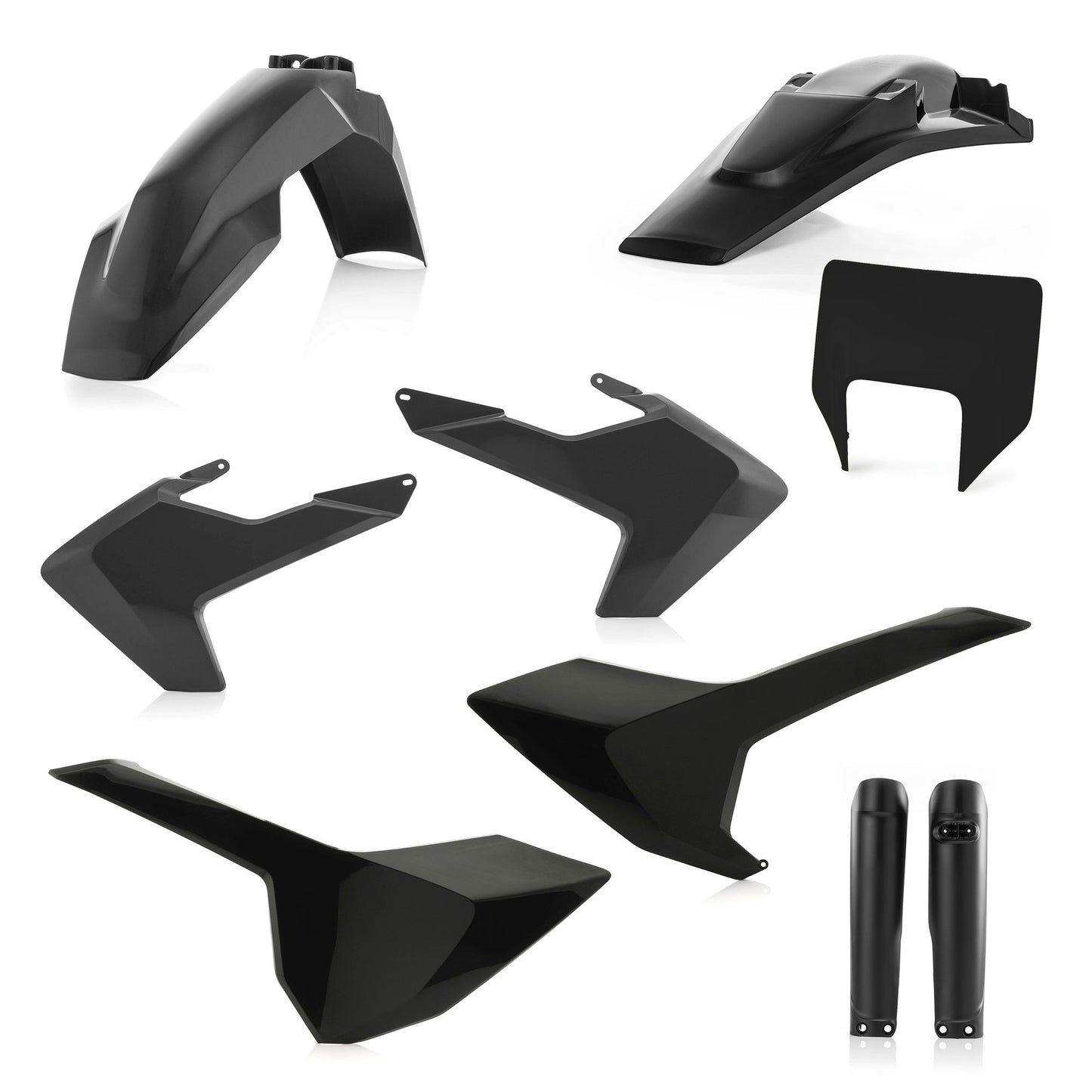 KIT PLASTICHE COMPLETO HUSQVARNA TE/FE 19 ACERBIS NERO