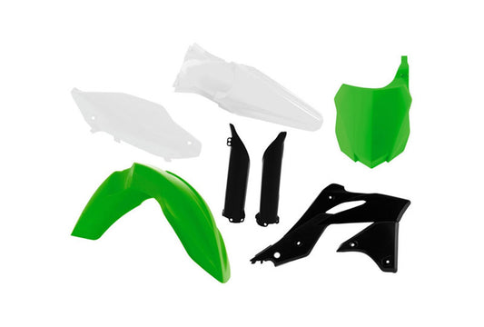 Kit Plastiche Racetech KAWASAKI KX 250 2013-2016 Kit VERDE - BIANCO - NERO