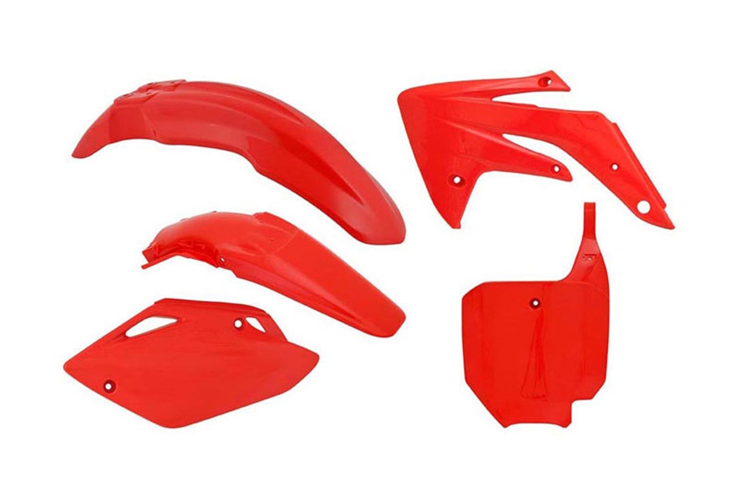 Kit Plastiche Racetech HONDA CRF 150 2007-2024 Kit ROSSO CRF