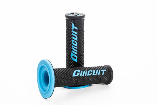 Manopole Circuit V nero / blu fluo