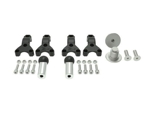 Paramani Racetech KIT MONTAGGIO PARAMANI HP3 SPECIFICO Mani NERO-ARGENTO