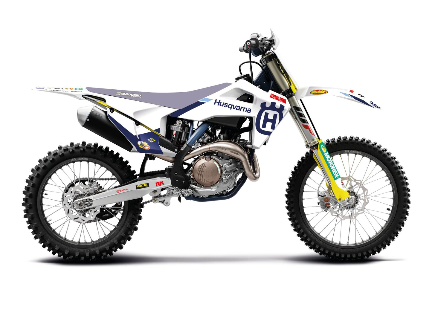 Kit Adesivi Replica Team Husqvarna Factory MxGP 25 Husqvarna TE 150 2020-2023
